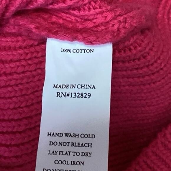 Revolve x Majorelle Jeneli Pink Sleeveless Crochet Knit Sweater Crop Top Sz XS - Picture 8 of 8